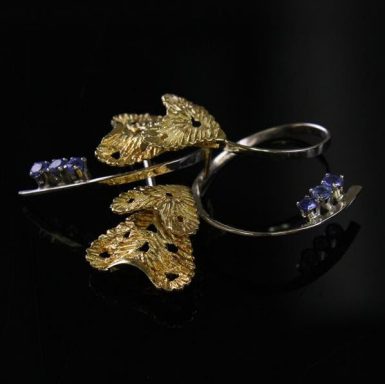 Sapphire-Brooch