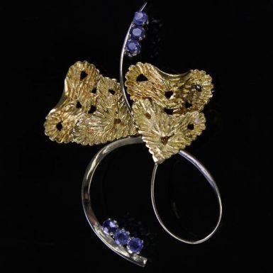 Sapphire-Brooch