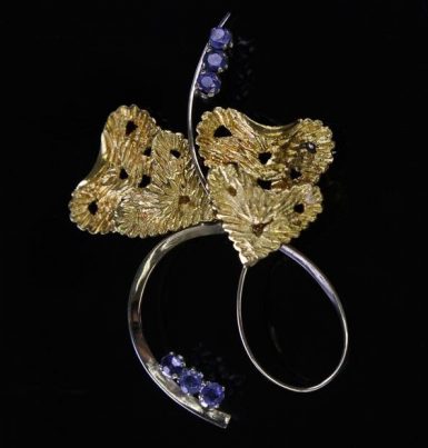 Sapphire-Brooch