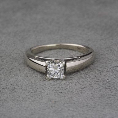 Pre-Owned-Princess-Cut-Diamond-Ring