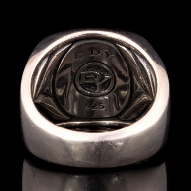 Pre-owned Sterling David Yurman Men’s Agate Ring