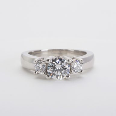 Pre-owned Platinum Diamond Engagement Ring