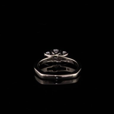 Pre-Owned 14k White Gold 3- Diamond Ring