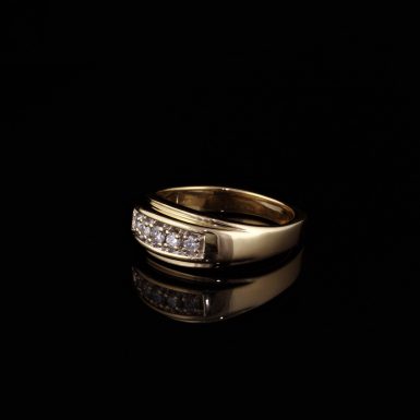 Pre-Owned 14K Men's Diamond Wedding Band