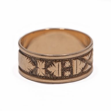 Victorian 14K Gold Band