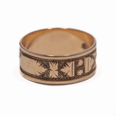 Victorian 14K Gold Band