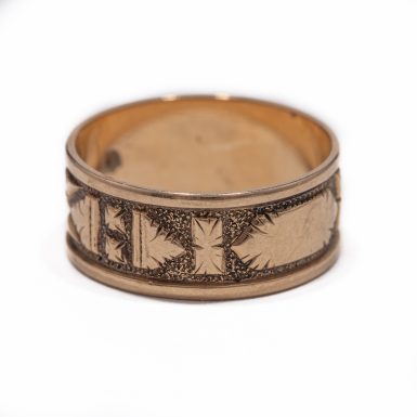 Victorian 14K Gold Band