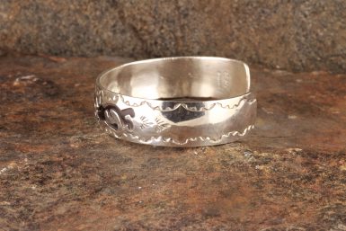 Pre-Owned Native American, Sterling Silver Kokopelli Cuff Bracelet