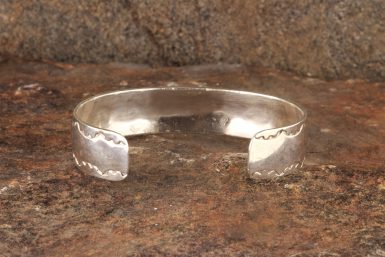 Pre-Owned Native American, Sterling Silver Kokopelli Cuff Bracelet