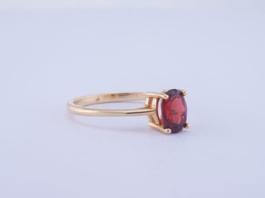 Pre-Owned 14K Classic Garnet Ring