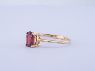 Pre-Owned 14K Classic Garnet Ring