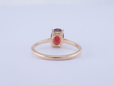 Pre-Owned 14K Classic Garnet Ring