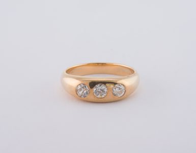 Vintage 14k Old European Cut Diamond Ring