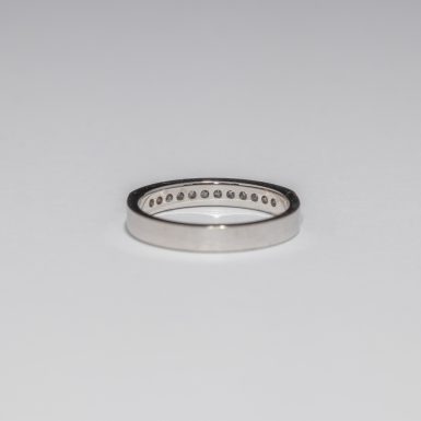 Pre-Owned 14K White Gold Diamond Wedding Anniversary Band