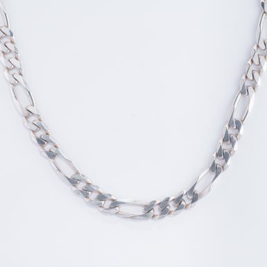 Pre-Owned Sterling Silver Figaro-Link Chain