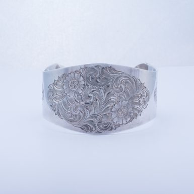 Pre-Owned Sterling Silver Wide Cuff Bracelet