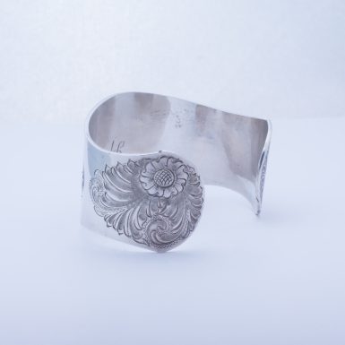 Pre-Owned Sterling Silver Wide Cuff Bracelet