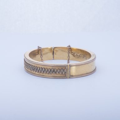 Antique 14k Edwardian Bangle Bracelet