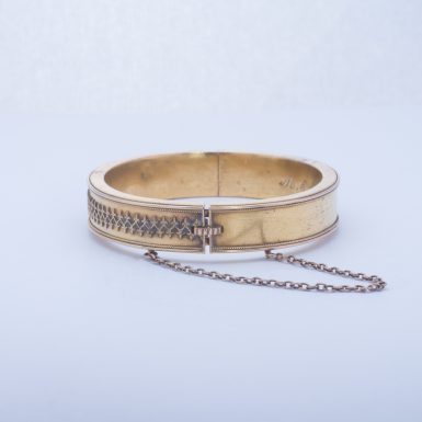 Antique 14k Edwardian Bangle Bracelet