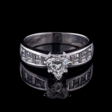 Pre-Owned 14K Heart Diamond Engagement Ring