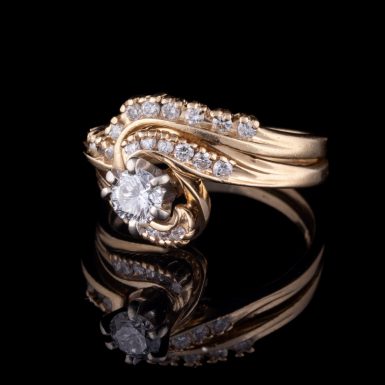 Pre-Owned Diamond Wedding Set By-Pass