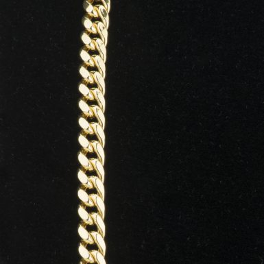 14K Cuban Link 24 Inch Chain