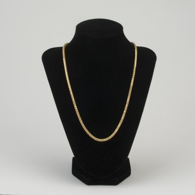 14K Wheat Link 20 Inch Chain