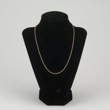 14K Tiffany Style 18 Inch Chain