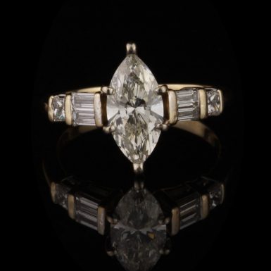 Pre-Owned 18K Marquise Diamond Ring