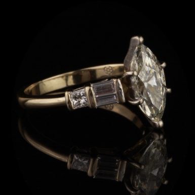 Pre-Owned 18K Marquise Diamond Ring