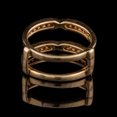 Pre-Owned 14K Diamond Insert Ring