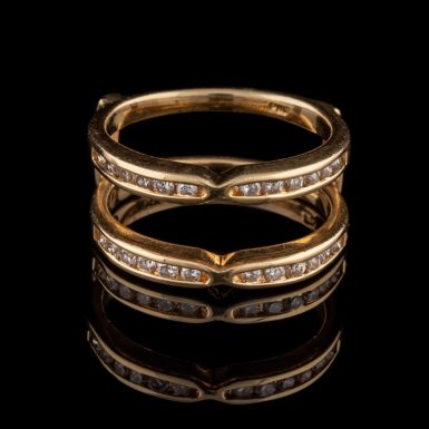 Pre-Owned 14K Diamond Insert Ring