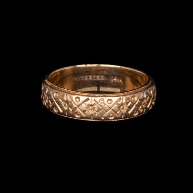 Pre-Owned Ornate 14K Band