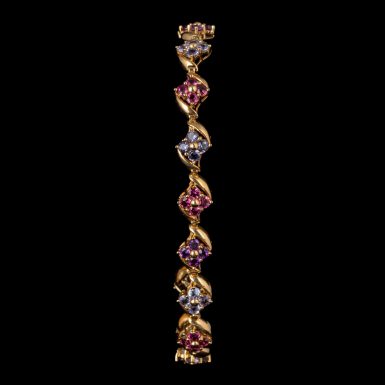 14K Multi-Gemstone Bracelet