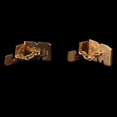 Vintage 14K Cartier Cuff Links