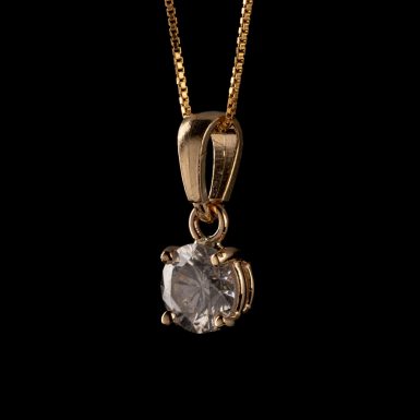 .91 Carat 14K Diamond Pendant