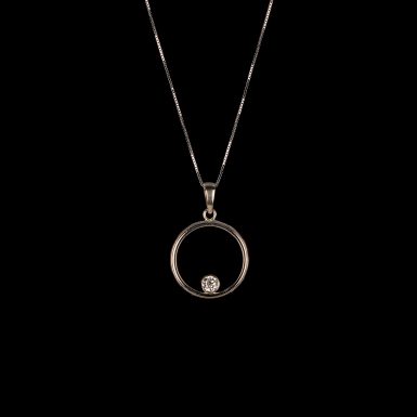 Diamond Circle of Love Pendant