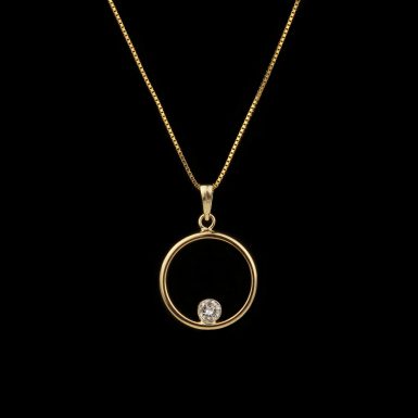 Diamond Circle of Love Pendant