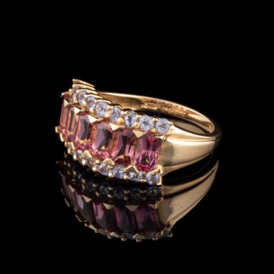 Pre-Owned 14K Pink Topaz Ring