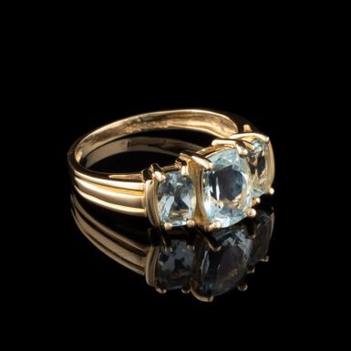 Pre-Owned 14k Aquamarine Ring