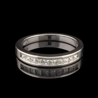 Pre-Owned 14K Princess Cut Diamond Band