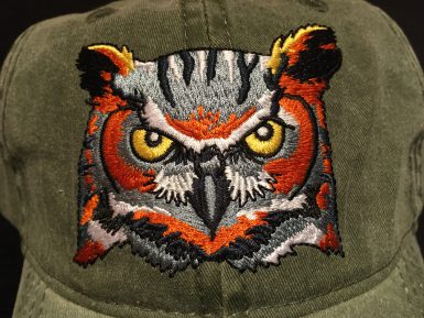 Great Horned Owl Embroidered Hat