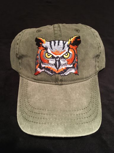 Great Horned Owl Embroidered Hat