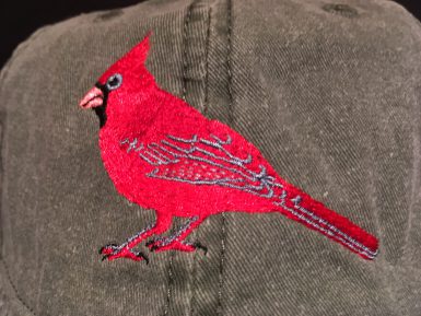 Cardinal Embroidered Hat