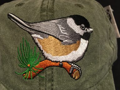 Black-Capped Chickadee Embroidered Hat