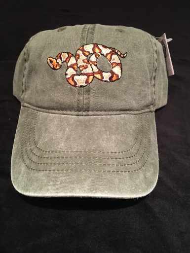 Copperhead Snake Embroidered Hat