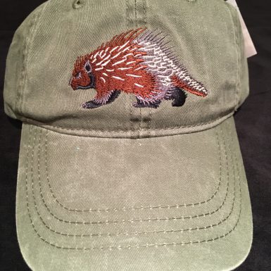 Porcupine Embroidered Hat