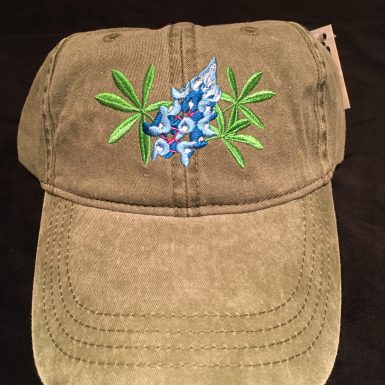 Bluebonnet Flower Embroidered Hat