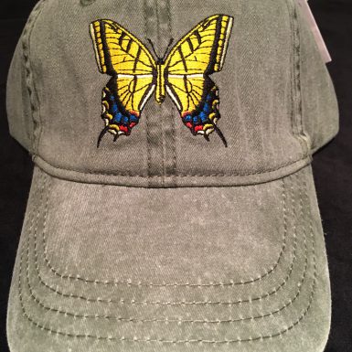 Swallowtail Butterfly Embroidered Hat