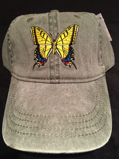 Swallowtail Butterfly Embroidered Hat